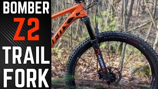 The Best Trail Fork for 500  Marzocchi Bomber Z2 Mountain BIke Fork Review and Actual Weight [upl. by Azal342]