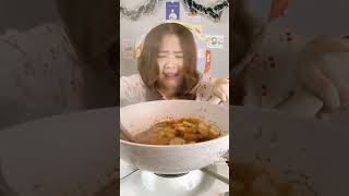 mukbang topokki yang viral di indonesia [upl. by Yendys]