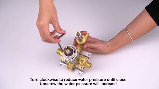 How to adjust the water pressure [upl. by Serge]