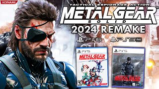 Metal Gear Solid 1 Remake PS5 Is Coming  Konamis Next Remake amp Bluepoint MGS 2024 [upl. by Monie]