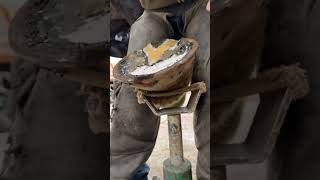 horse hoof trimming👍skills hoof awesome respect funny master [upl. by Khan]