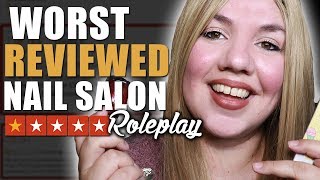 I WENT TO THE WORST REVIEWED NAIL SALON IN MY CITY 💅 ASMR Soft Talk 💅 [upl. by Matheny685]