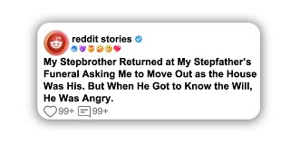 Full story My Stepbrother Returned at My Stepfather’s Funeral Asking Me to Move Out as the House… [upl. by Ahsiekram]