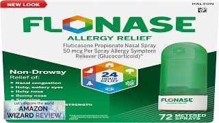 Flonase Allergy Relief Nasal Spray 24 Hour Non Drowsy Allergy Medicine Metered Review [upl. by Aruasor560]