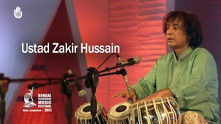 Ustad Zakir Hussain II Tabla recital II Live at Bengal Classical Music Festival 2015 [upl. by Arabelle291]