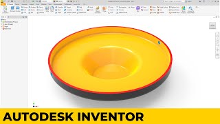 Autodesk inventor  Exercise 6 shell [upl. by Zoilla]