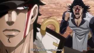 Stardust Crusaders Jotaro Vs Steely Dan [upl. by Dleifniw]