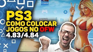 COMO COLOCAR JOGOS NO SEU PS3 OFW 489 DE GRAÇA  Aprenda Passo a Passo  PS3 [upl. by Ennairol]