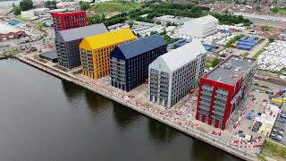 Millers Quay wirralwaters birkenhead wirral propertydevelopers dronevideo droneservices [upl. by Leohcin]