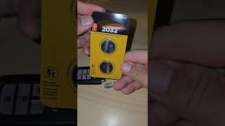 Fob Key Battery Replacement diy canadiancity canadalife [upl. by Krock798]