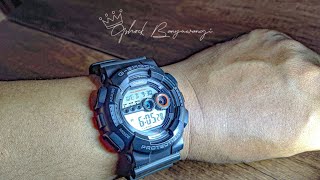 GSHOCK GD100 MS3jf custom LCD positive super illuminator [upl. by Peacock707]