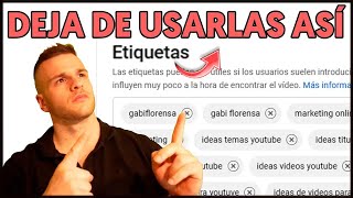 ❓ Cómo añadir Etiquetas en un Vídeo de YouTube en 2024  ¿Ayudan a posicionar [upl. by Annail]