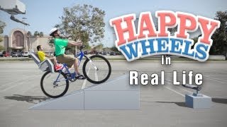 Live Action HAPPY WHEELS  Irresponsible Dad in Real Life [upl. by Drol715]