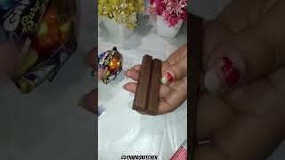 Nestle KitKat and Jems ball🤤😋viralshortstrendingyoutubeshortstrendingviedoeskitchenfunny [upl. by Brunella]