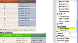 Drag and Drop in ASPNET AJAX Grid [upl. by Recor]