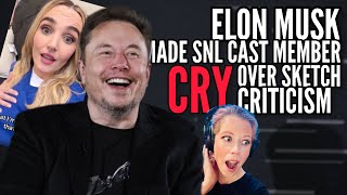 SO SOFT SNL’s Chloe Fineman ADMITS to Crying Over Elon Musk Sketch Criticism Chrissie Mayr Reacts [upl. by Katushka]