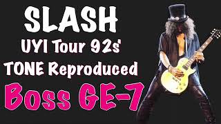 BOSS GE7 Effector Slash reproduced in 92s tone   Sound Demo [upl. by Kaazi]