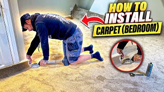 How To Install Carpet Onto Existing UnderlayGrippers  Step By Step Guide [upl. by Faux]