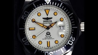 Invicta Grand Diver 10640 Lume dail 300m dive watch [upl. by Panther]