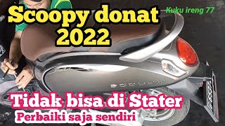 New scoopy 2022 mogok tidak bisa di stater Perbaiki saja sendiri [upl. by Hartley]