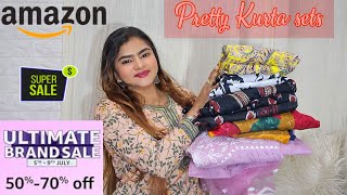 AMAZON Kurta sets Haul  Latest Kurta sets for Office  Partywear Kurta sets  Kurta Pant set [upl. by Hegarty]