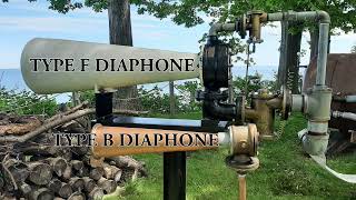 HEAR a Type F Diaphone and Type B Diaphone Side by Side [upl. by Marleah]