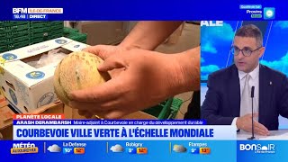 Courbevoie leader mondial contre le gaspillage alimentaire  interview d’Arash Derambarsh sur BFM [upl. by Eisso]