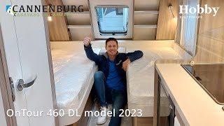 Caravan review Hobby OnTour 460 DL model 2023 [upl. by Yroggerg]