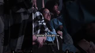 Jennies live vocals 🛐  Jennie slowmotion Blackpink Shorts  jennierubyjane [upl. by Keefer457]