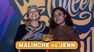 MALINCHE vs JENN  Semifinal  THE QUEEN OF THE FREESTYLE  2024 [upl. by Otis]