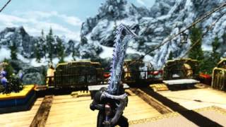 Berserker Sword amp Witchers Silver Sword Skyrim Mod [upl. by Eduardo]