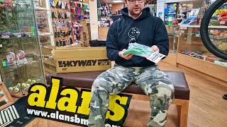 Alans BMX Skyway 2024 Street Beat Unboxing and Close Look [upl. by Eniron]