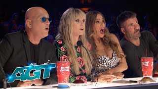 They didnt expect THAT 😲 Shocking auditions that surprised the judges  AGT 2022 [upl. by Gnourt908]