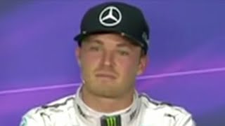 Rosberg isnt impressed [upl. by Santini]