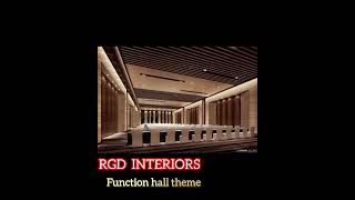 Function hall themeBanquet hall amp venue designsinteriorsRGD Interiors Ongole📞99494 59399👍🎉✌🥳 [upl. by Callista]