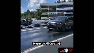 Lamborghini Vs Trackhawk at the track [upl. by Ahsihat]