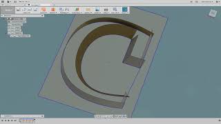 Fuison 360  DXF Letters with surfaces [upl. by Esinel618]