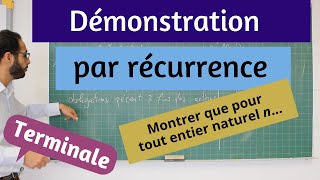 Démonstration par récurrence  Terminale Spé maths [upl. by Ahsieym]