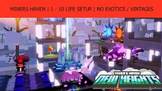 MINERS HAVEN  1  10 LIFE SETUP [upl. by Coltun]