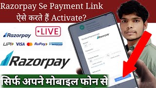 How to create a payment link from RazorPay रेज़रपे से पेमेंट लिंक कैसे बनाते हैं [upl. by Lukash]