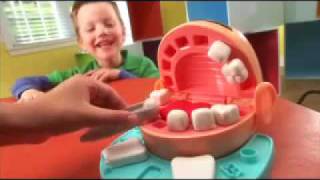 Play Doh Dr Drill N Fill Playset Playskool [upl. by Sirrot]