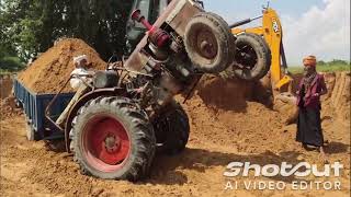 Eicher tractor ka competition trolley mein Eicher tractor ne pura dam lagaya [upl. by Anelahs]