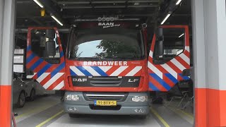 Kazernealarm Uitruk brandweerkazerne Baan voor hulpverlening in Rotterdam [upl. by Lovett274]