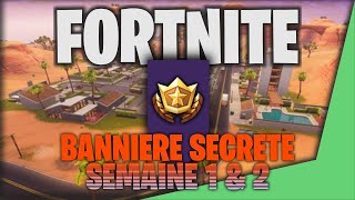 Saison 6  Palier gratuit semaine 1 et bannière secrète semaine 2  Fortnite [upl. by Ueihttam]