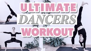 THE ULTIMATE DANCERS CONDITIONING Class strength coordination amp flexibility  small room [upl. by Ecilef]