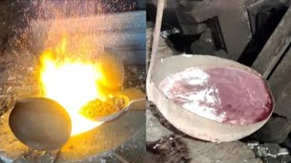 Full process of stainless steel Utensils from melting process  Production of utensils from scratch [upl. by Valaria909]