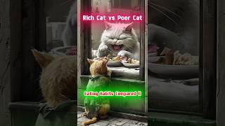 Helping a Hungry Cat Find Food catstory poorcat catlover [upl. by Eelamme]