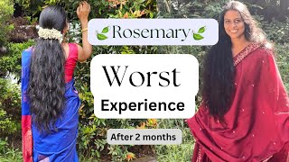 Rosemary oil ഇത്ര മോശം അനുഭവം എനിക്ക് മാത്രം ആണോ worst experience rosemaryoil rosemary [upl. by Akerdnuhs]