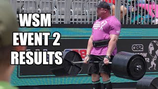 WORLDS STRONGEST MAN  EVENT 2 RESULTS 2024 [upl. by Zora341]