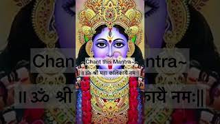 Jai Mahakali 🙏 strengthen your faith with this powerful mantra powerfulmantra faith [upl. by Yetti]